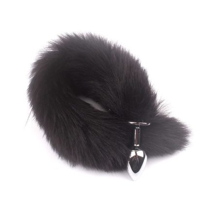 Feather Fox Tail, Metal Anal Plug, Erotic Accessories