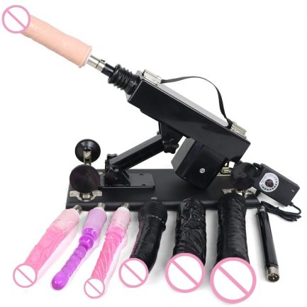 FREDORCH SexyMachine Automatic With Dildo Attachments, Female Masturbation Pumping Gun