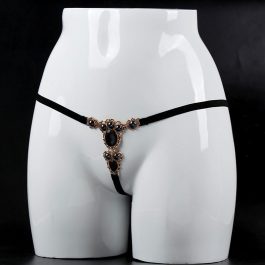 Sexy G-string Thong, Erotic Style Open Crotch, Transparent Underwear Crotchless