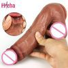 Skin Feeling Realistic Penis, Soft Sexy Huge Dildo, Double-layer Silicone Suction Cup