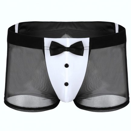 Mens Erotic Lingerie SexyUnderwear, Waiter Tuxedo