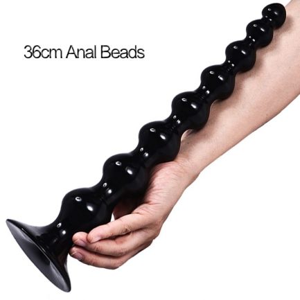 long large anal beads, balls anal plug
