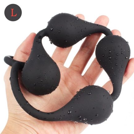 Silicone Big Anal Beads Balls, Butt Plug for Women Anus