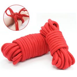 5m/10m Soft Bondage Rope Restraints Slave, Cotton Straps