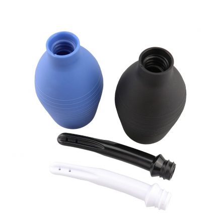Enema Rectal Shower Cleaning System, Silicone Gel Blue Ball For Anal Anus