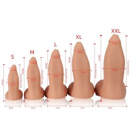 Realistic Huge Thick Anal Dildo, Liquid Silicone, Expander Butt Plug