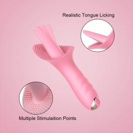 Realistic Tongue Licking, Multiple Stimulaition Points, Clitoris Stimulator Masturbator