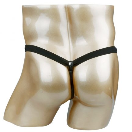 Sexy Mens Leather Lingerie, Gay Tanga Thong Erotic G-string Jockstrap Underwear