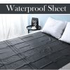 Red Black Waterproof Bedding Sheet, Massage Flirting