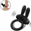 durable rabbit penis ring, vibrator cock cage, cockring clitoris massager