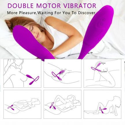 Silicone Tickling Jump Egg, Remote Control, Female Double Vibrator, Clitoral Stimulator