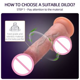 DRY WELL Medical Silicone, Realistic Dildo SexyToys, Soft Touching