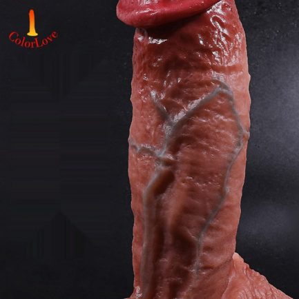 Big Double-layer Soft Realistic Large Dildo, Real Skin feeling Penis