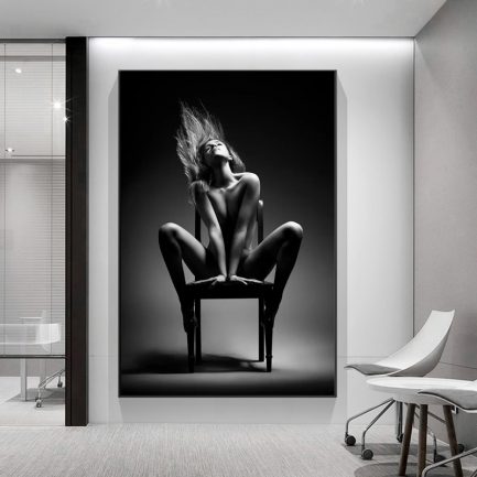 Sexy Nude Women Figure, Canvas Painting on The Wall, Posters Prints, Wall Art Pictures
