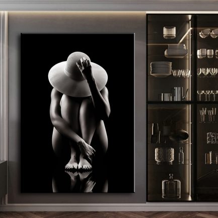 Sexy Nude Women Figure, Canvas Painting on The Wall, Posters Prints, Wall Art Pictures