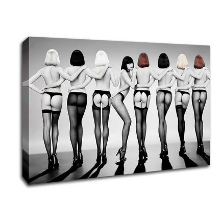 Sexy Nude Model Stockings Legs, Canvas Painting Character Art