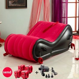 Sexyinflatable sofa bed, velvet soft, furniture chair, erotic bed