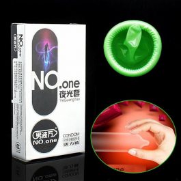 Super Thin Natural Latex Condom, Night Glowing