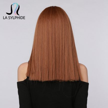 La Sylphide Cosplay Lolita Wig, Medium Long, Straight Deep Brown