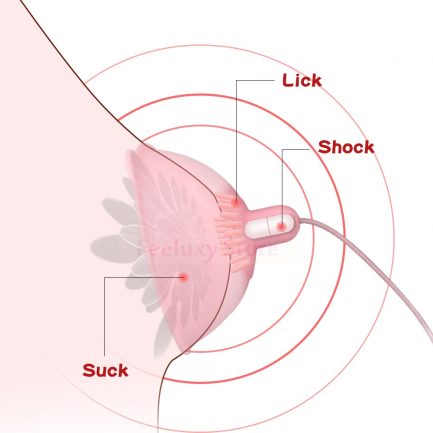 Breast Vibrator Nipple Stimulator Sucking, Massage Cup Vibrating Breast Suction