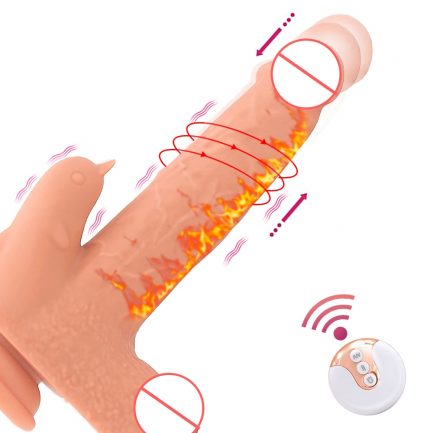 Thrusting Dildo Skin Feeling Penisy,  Heating Penis Vibrators, Big Realistic Vibration Masturbator