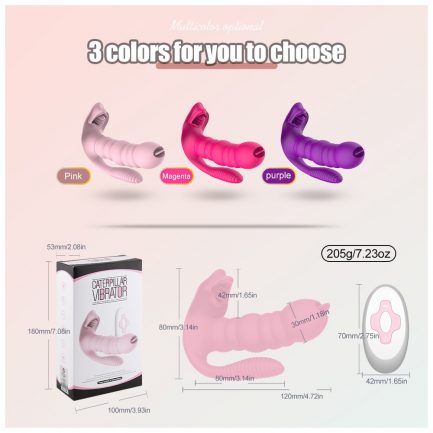3 IN 1 Licking Sucking Vibrator 10 Mode Vibrating, Anal, Vagina, Clitoris Stimulator