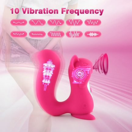 Secret Squirrel Shape, Licking Clitoris Stimulator, Vibrators Tongue Sucker Nipple, Vagina Vibrator