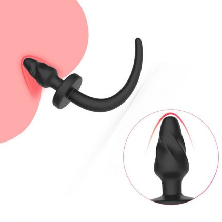 Silicone Dog Tail Butt Plugs, Eortic SexyAnal Toy, Puppy Play For Couple