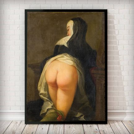 Naughty Nun Poster, Canvas Painting