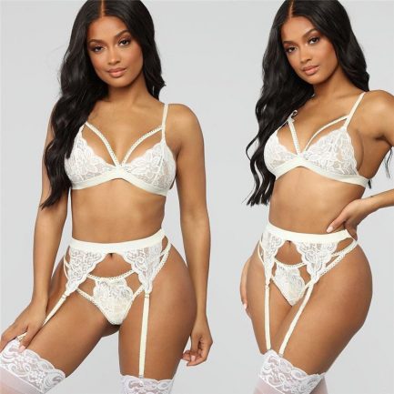 Lace Embroidery, Sexy Lingerie, Women Underwear Set