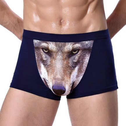Wolf Funny Underwear For Men