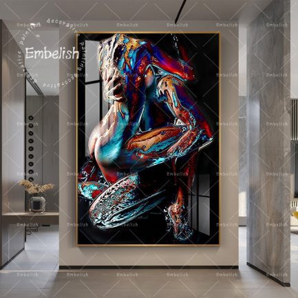 Nude Sexy  Couple, Wall Art Pictures For Living Room, Canvas Paintings
