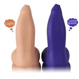 Realistic Huge Thick Anal Dildo. Liquid Silicone Animal Penis