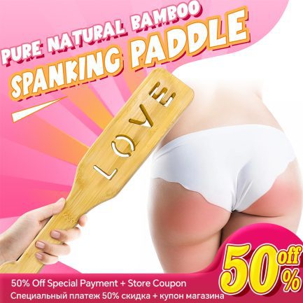 Pure Natural Bamboo Spanking tool Paddle, Suitable for sexual play